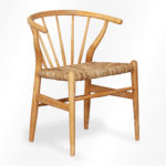 Kursi makan minimalis retro kayu solid dudukan nyaman