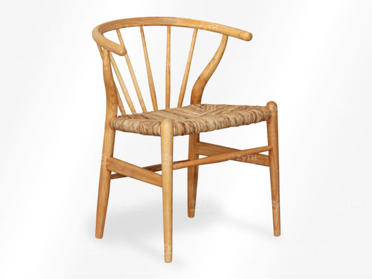 Kursi makan minimalis retro kayu solid dudukan nyaman
