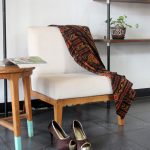 Kursi sofa melissa kayu jati minimalis