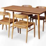 Jual set kursi makan kayu jati ross minimalis modern