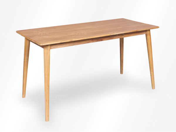 Jual meja makan kayu jati minimalis modern untuk cafe