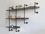 Leroy Industrial Wall Shelving 170 cm For Home Living