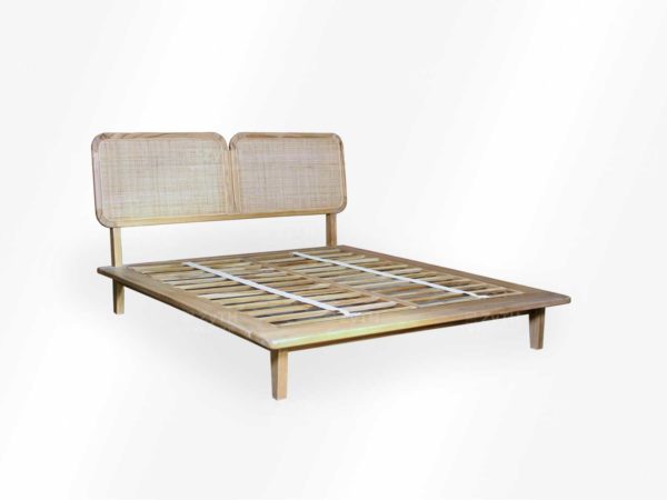 Jual tempat tidur carissa kayu jati minimalis retro