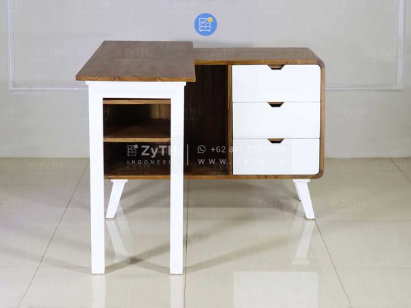 Jual meja kerja pribadi kayu jati minimalis